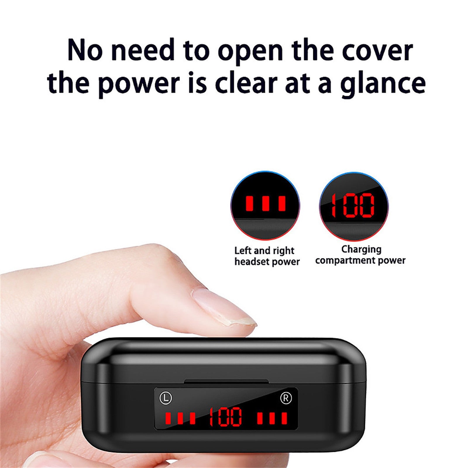 Wireless Bluetooth Touch Headset Mini Binaural Cross Border Tws Battery Display 5.0 Wireless Bluetooth Touch Headset Mini Binaural Cross Border Tws Battery Display 5.0